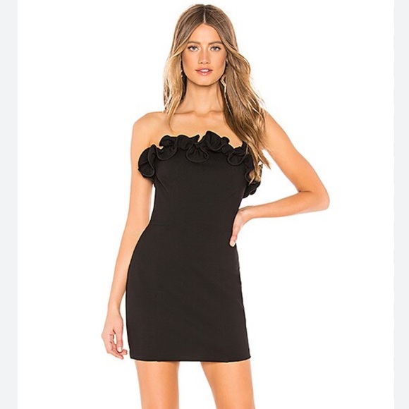 Amanda Uprichard Black Mini Dress NWT - Picture 1 of 4